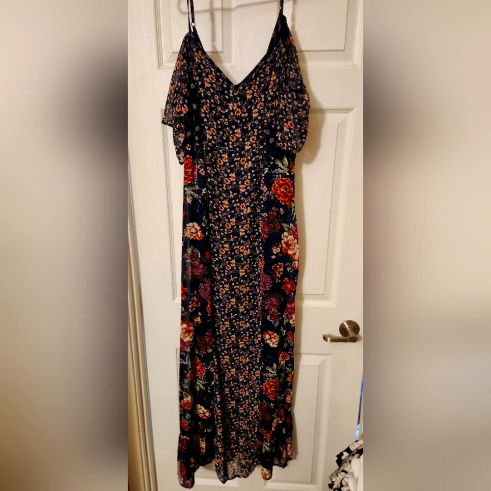 Xhilaration, XL, long floral dress